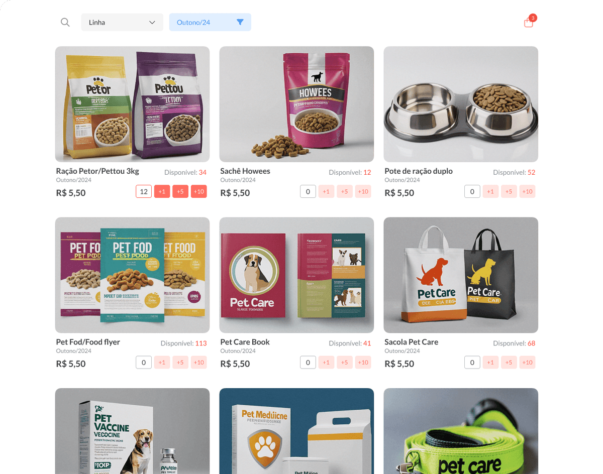 Gestão de materiais de merchandising